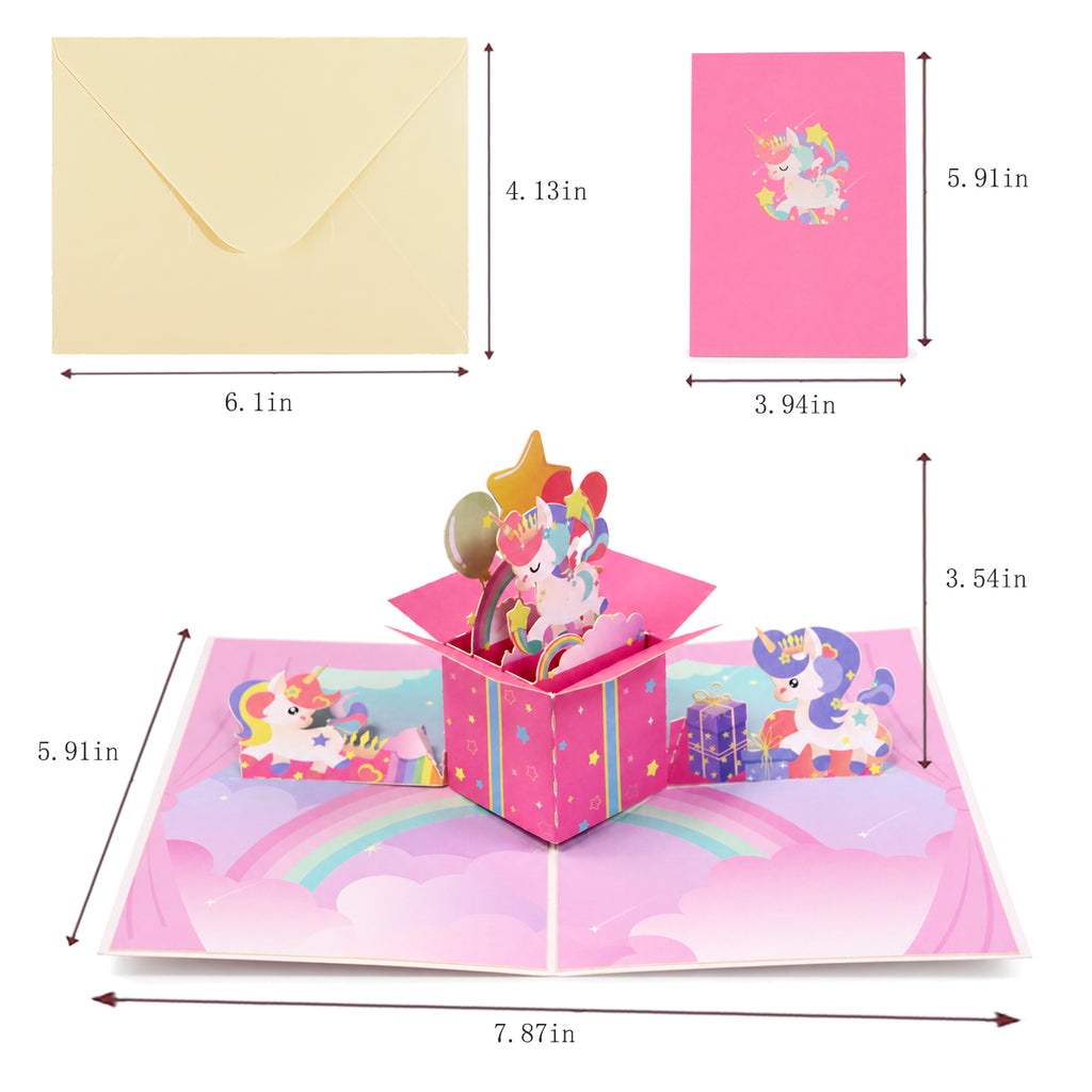 Haunted House Halloween Pop-Up Card — card size guide