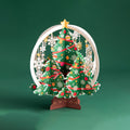 Green Snow Globe Pop-Up Card