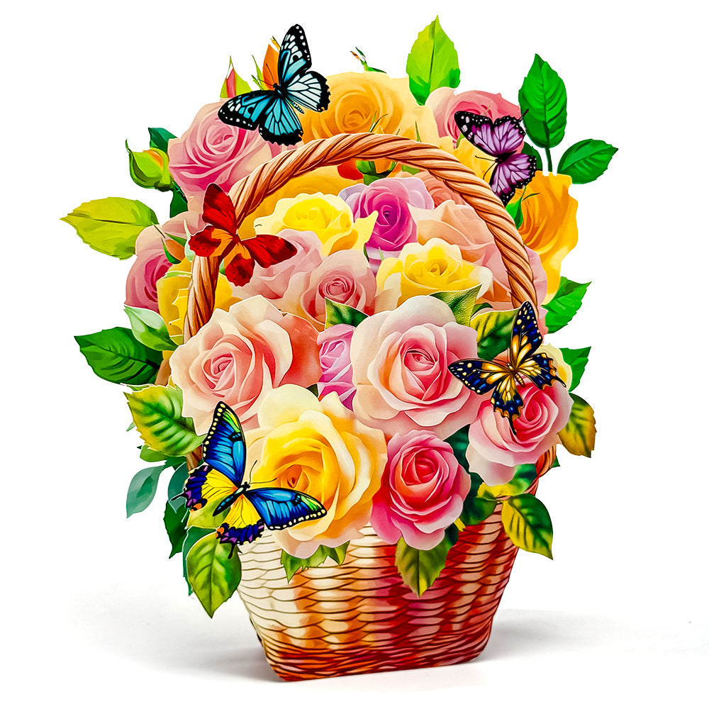 Garden Heart Pop-Up Card