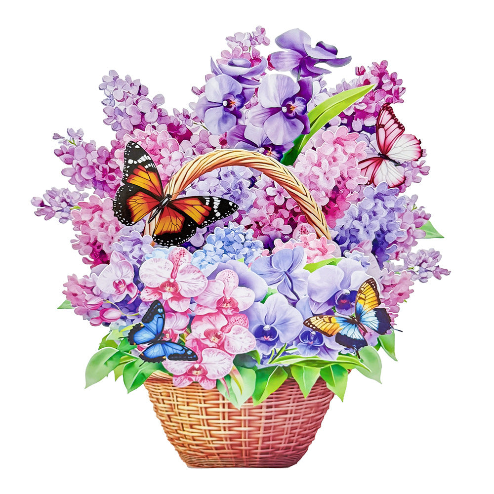 Heart Petals Pop-Up Card