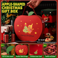 Apple-shaped Christmas gift box product information and dimensions