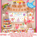 Cake Crown Rainbow Daisy Balloon Set