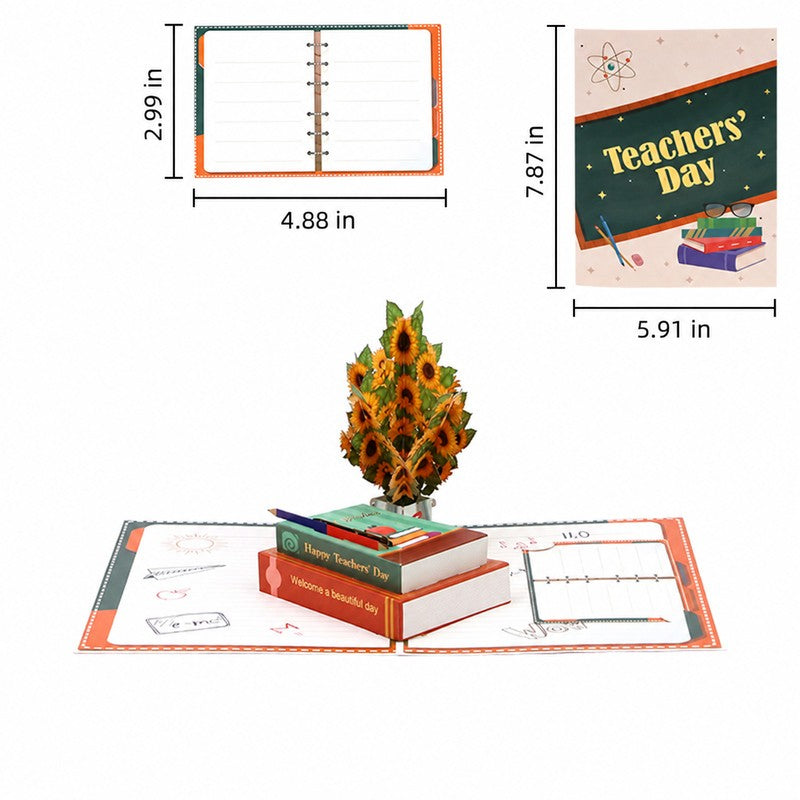Scholarly Garden Pop-Up Card