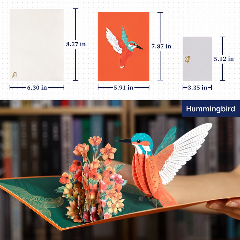 Hummingbird Pop-Up Card