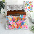 Green Colorful Butterfly Pop-Up Card