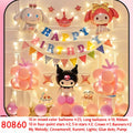 Crown Character Banner Lights Balloon Set
