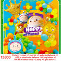 Sun Crown Polka Dot Balloon Set