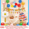 Daisy Cake Navy Red Balloon Set