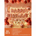 Rose Gold Heart Ruby Red Moon Balloon Set