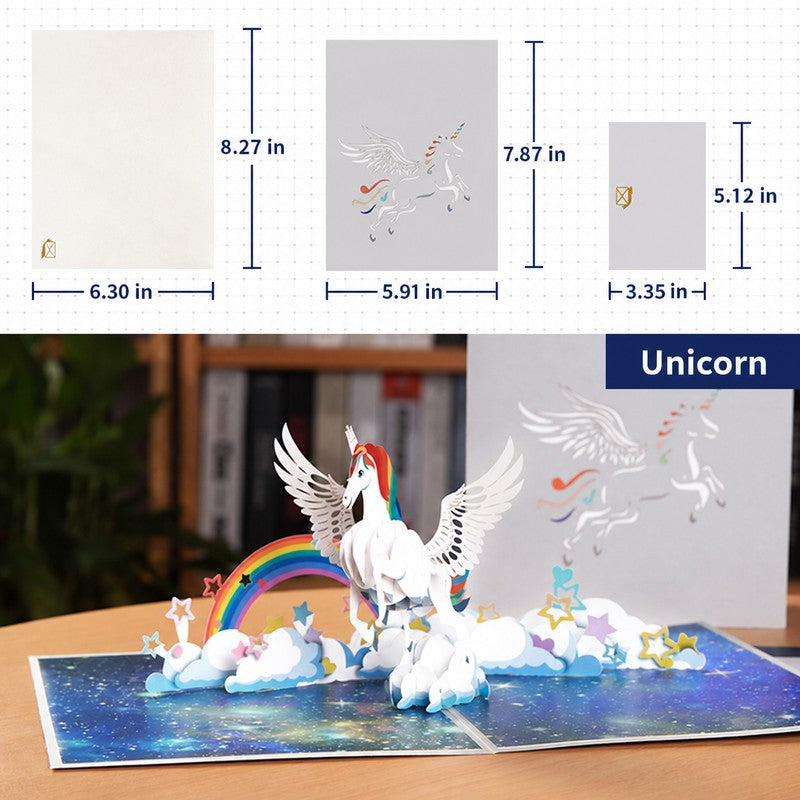 Unicorn Pop-Up Card