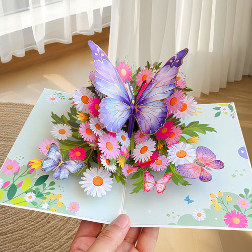 Butterfly And Daisy Pop-Up Card