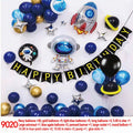 Astronaut Rocket Navy Gold Balloon Set