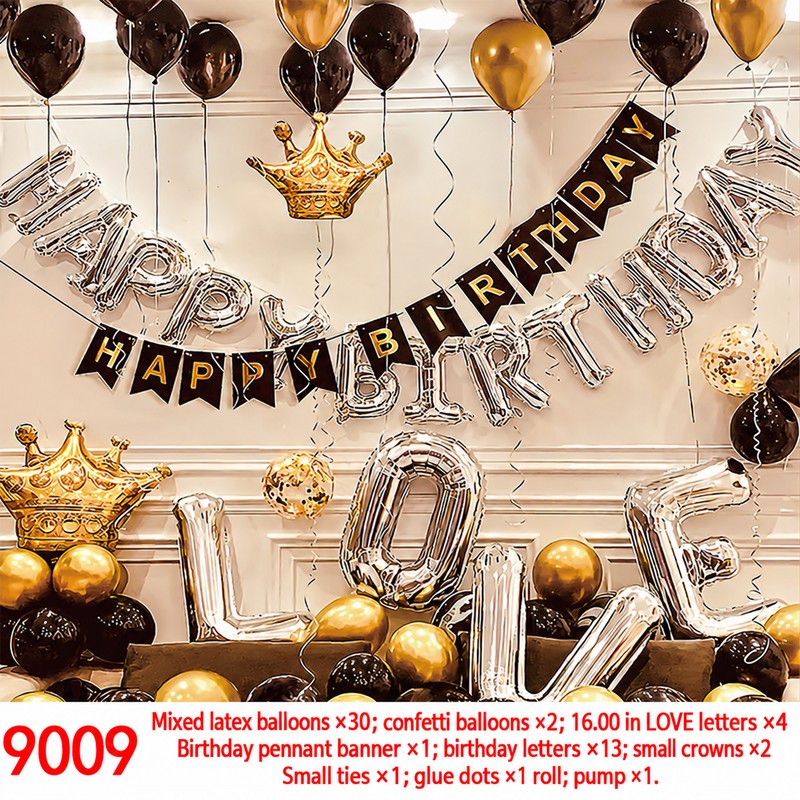 Love Letter Small Crown Balloon Set