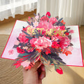 Red Cover Rotating Sunflower Card