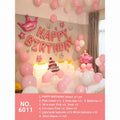 Pink Crown Cake Ballerina Balloon Set