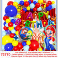 Confetti Figure Four Point Star Balloon Set