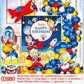 Rocket Plane Cartoon Hero Balloon Set