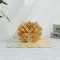 Wheat Ears of Peace Pop-Up Card