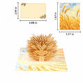 Wheat Ears Of Peace Pop-Up Card