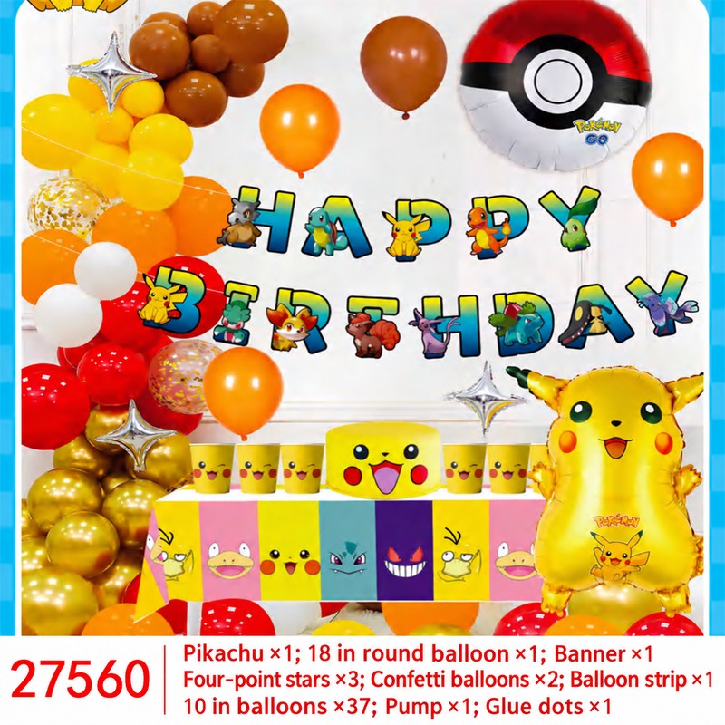 Banner Character Star Balloon Set