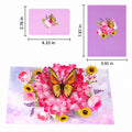 Carnation Butterfly Pop-Up Card