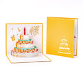 Birthday Cake Pop-Up Card — Golden Cover