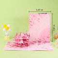 Peach Blossom Pop-Up Card