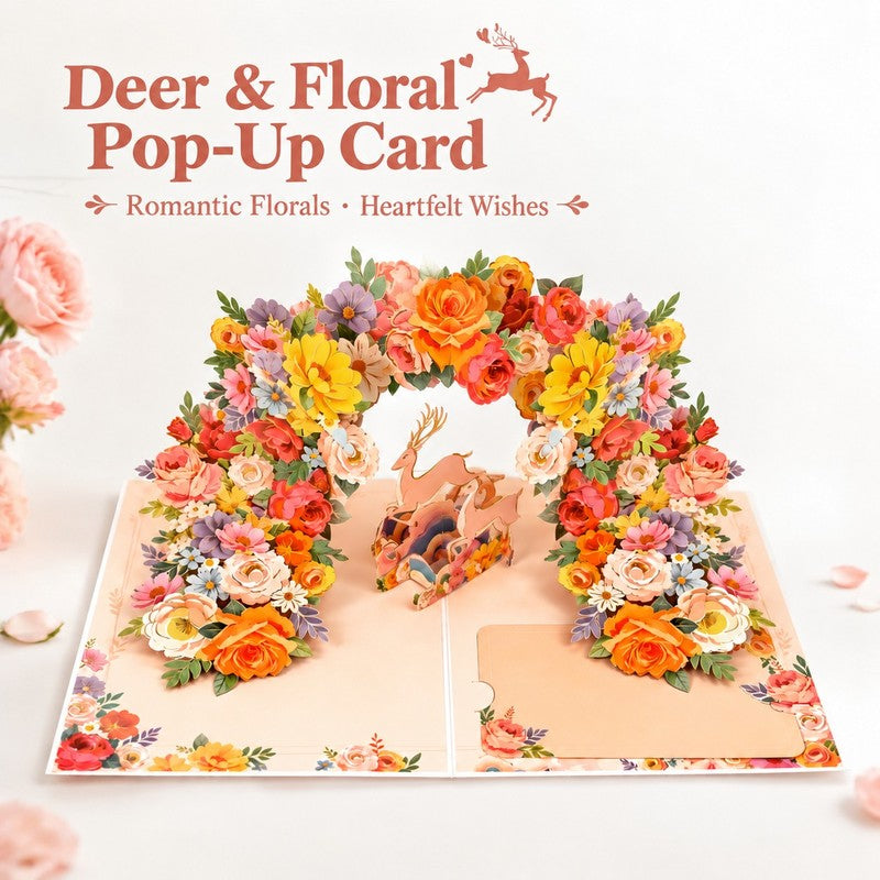 Deer With You Pop-Up Card