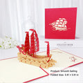 Smooth Sailing Sailboat Pop-Up Card