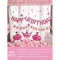 Pink Ballerina Matte Pennant Balloon Set