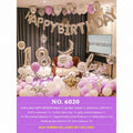 Silver Crescent Pastel Purple Love Balloon Set