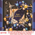 Giant Four Point Star Poster Balloon Set