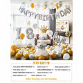 Gold Crown Silver Love Confetti Balloon Set