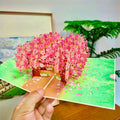 Blooming Cherry Blossom Pop-Up Card