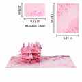 Peach Blossoms Pop-Up Card