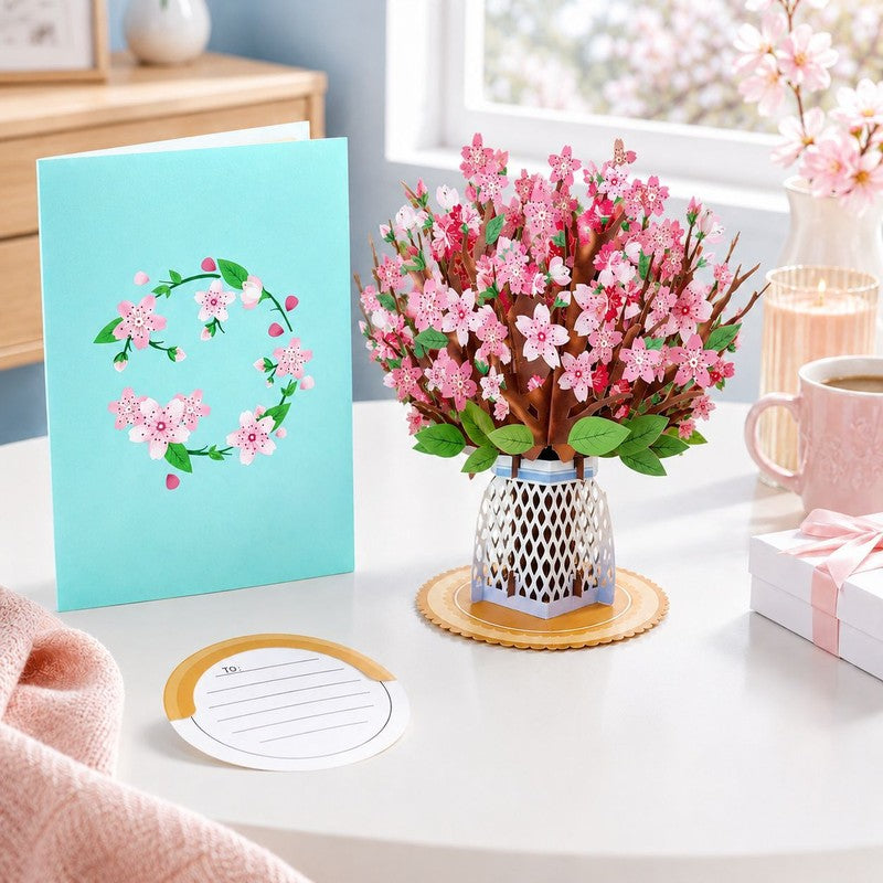Cherry Blossom Pop-Up Card