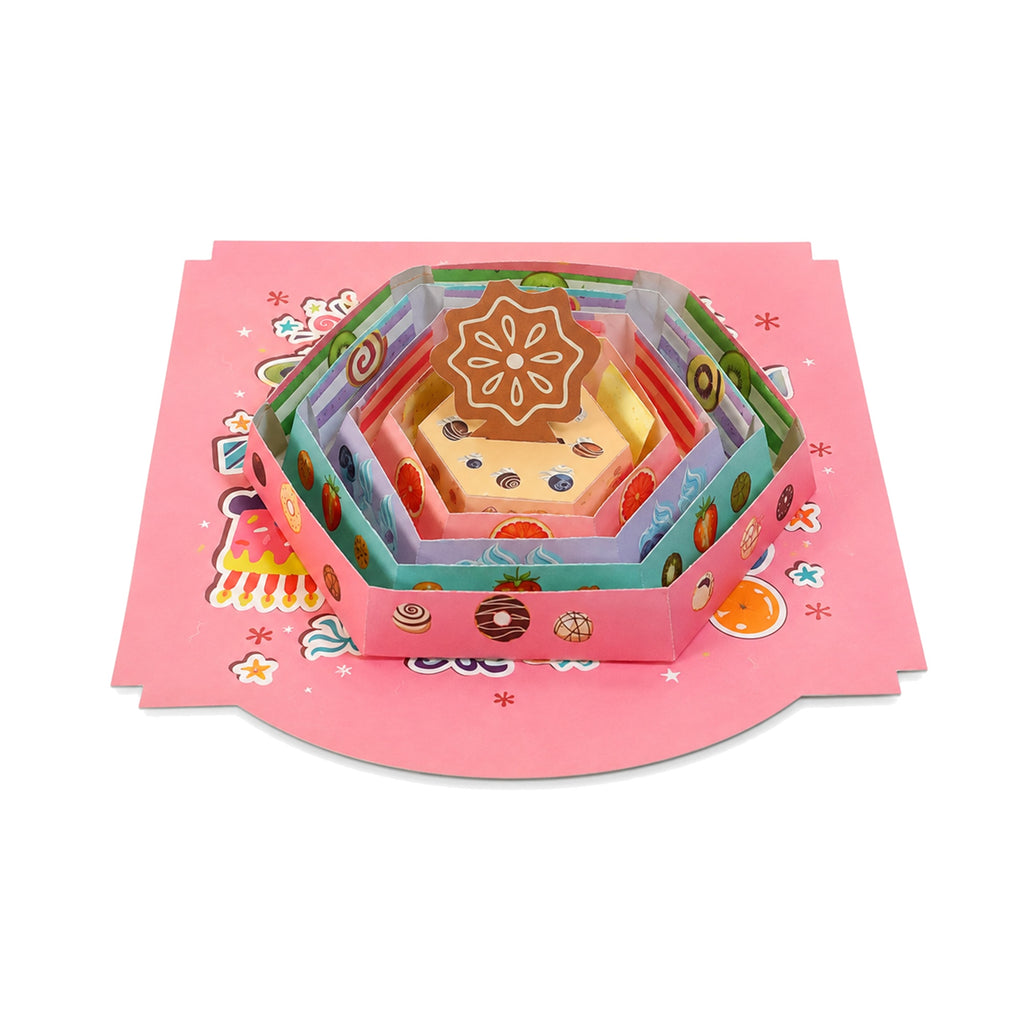 Sweet Treats Layered Pop-Up Birthday Card — alternate product view