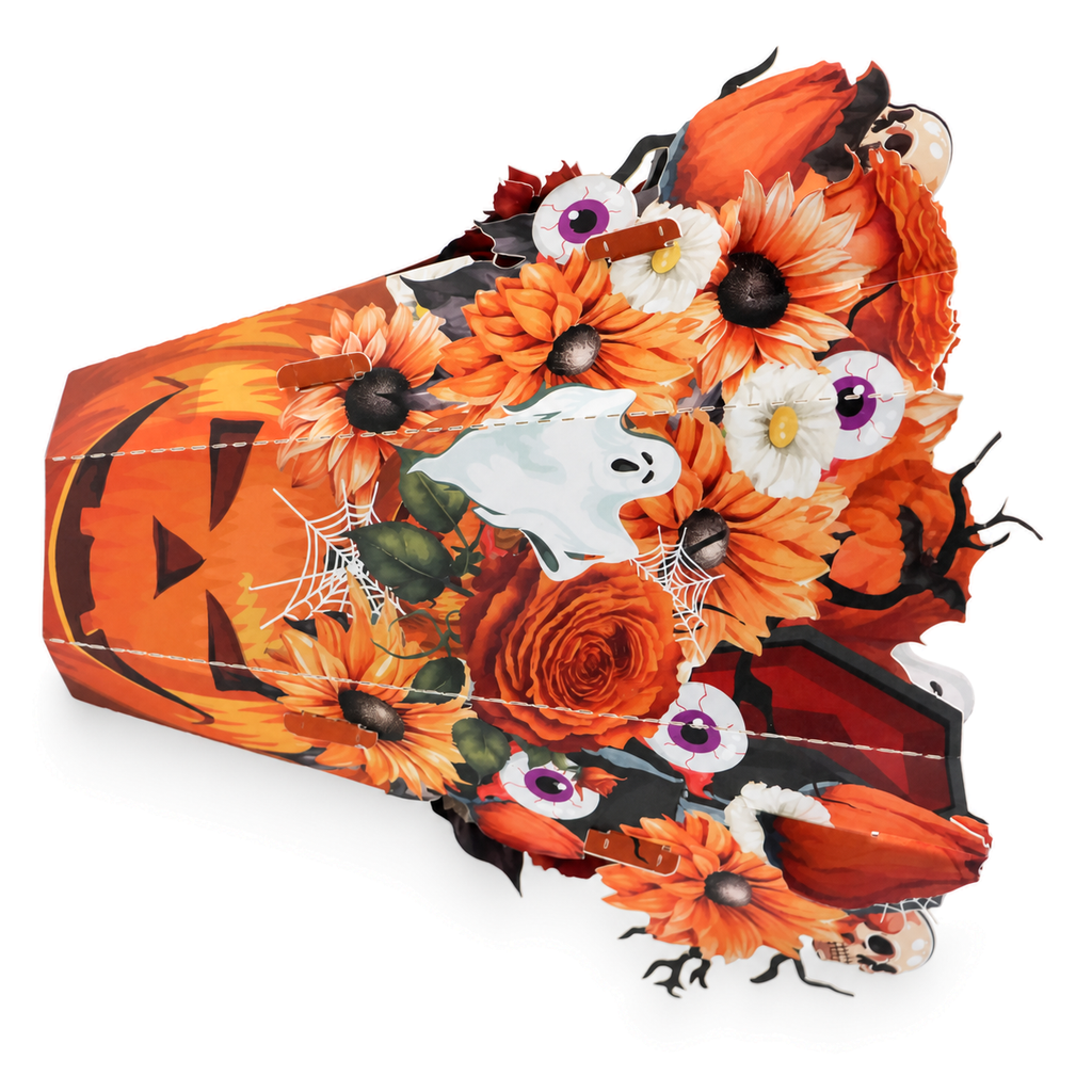 Halloween Floral Bouquet Pop-Up Card — product view 10