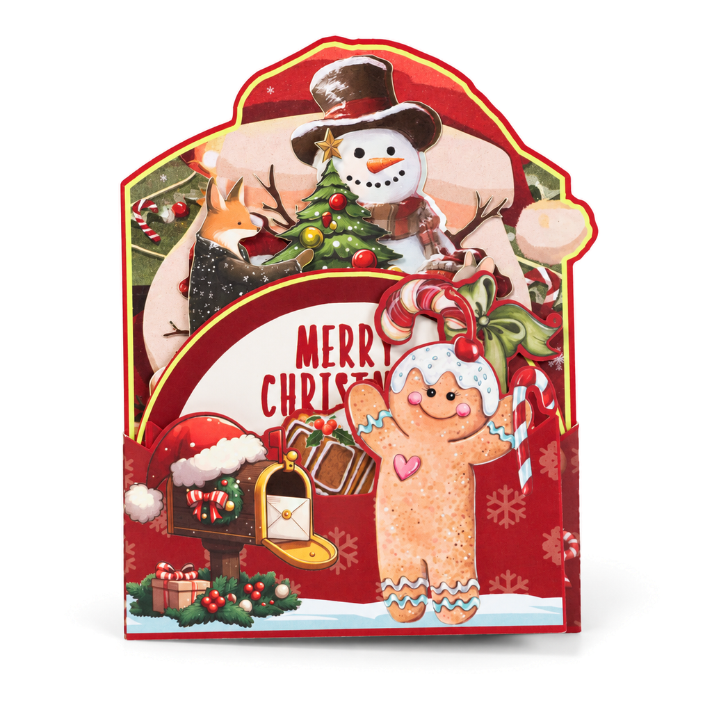 Santa Holiday Pop-Up Card — product view 2