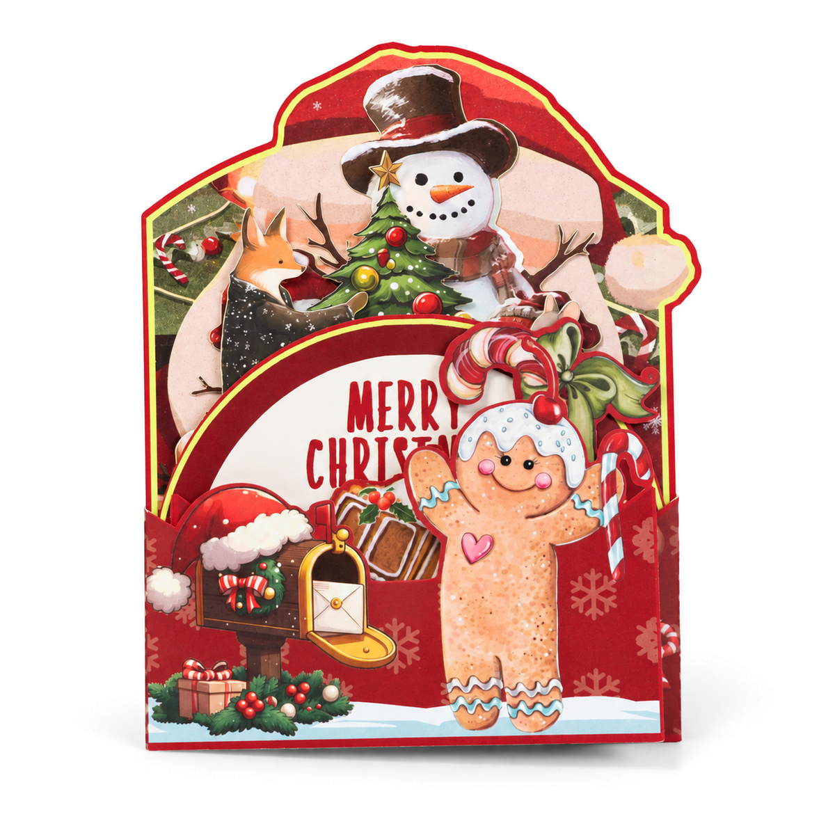 Santa Holiday Pop-Up Card — product view 2