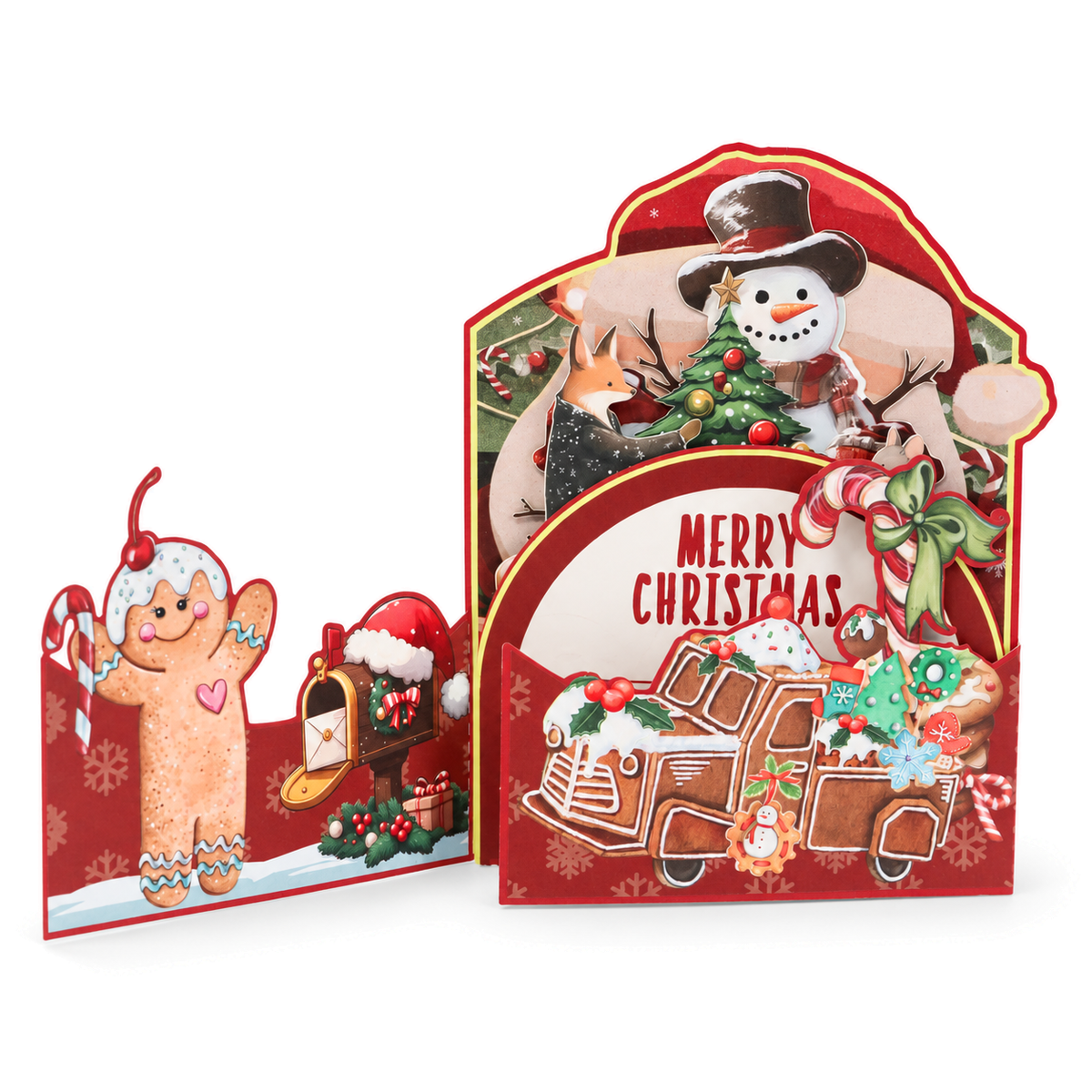 Santa Holiday Pop-Up Card — product view 3