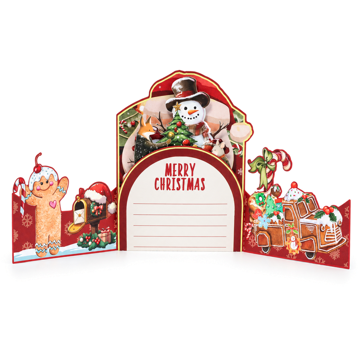 Santa Holiday Pop-Up Card — product view 4