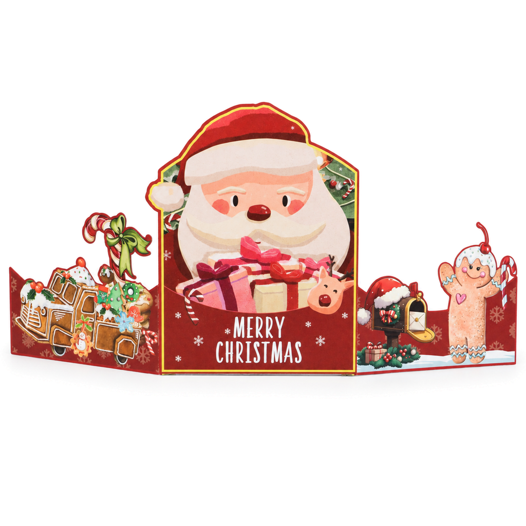 Santa Holiday Pop-Up Card — product view 6