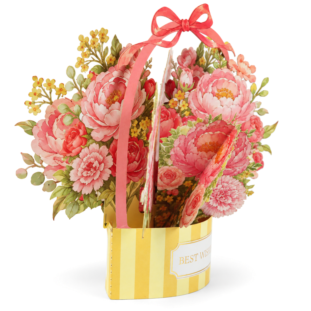 Pink Peony Gift Box Pop-Up Card — product view 5