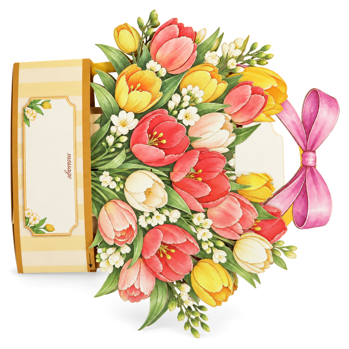 Tulip Gift Box Pop-Up Card — product view 2