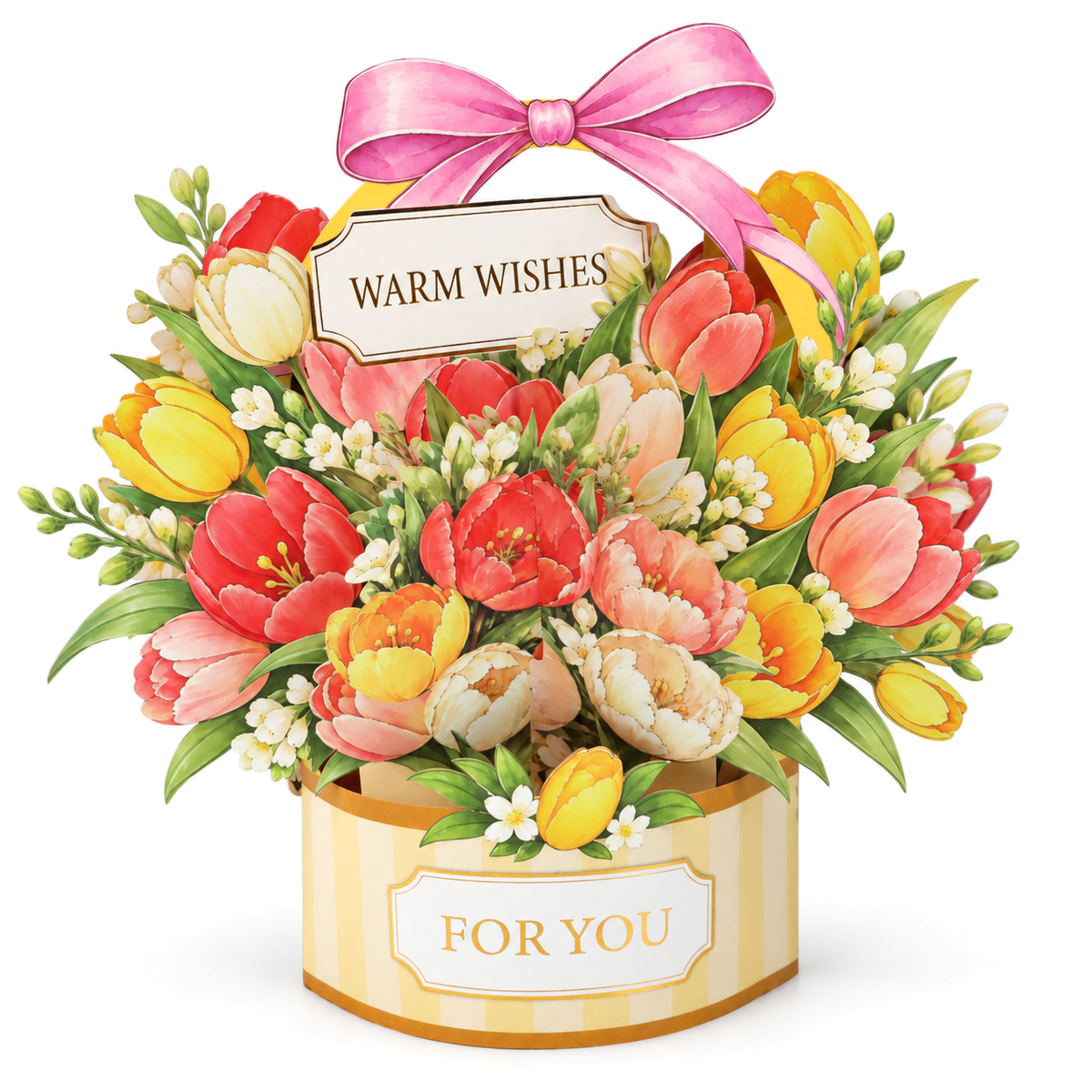 Tulip Gift Box Pop-Up Card — product view 4