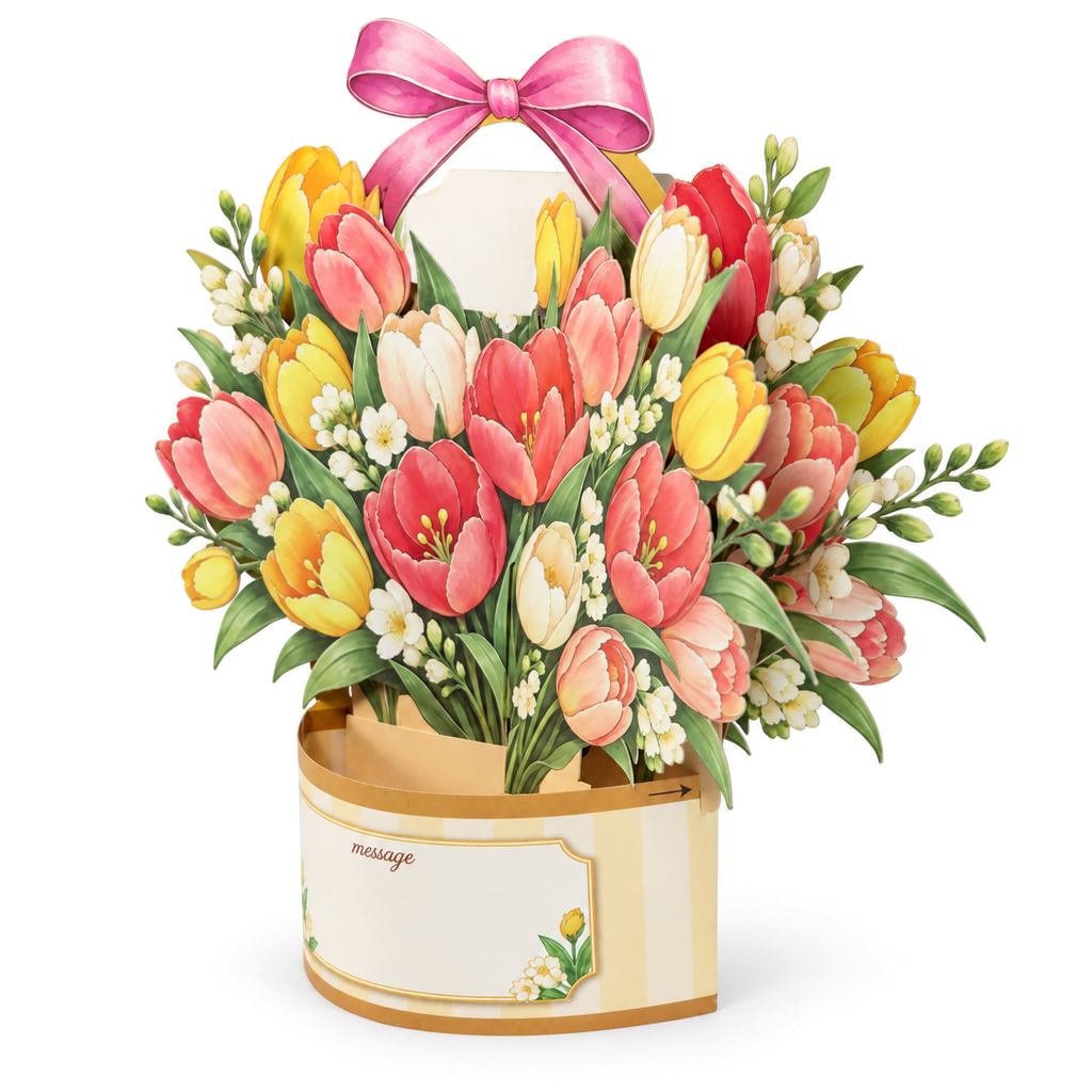 Tulip Gift Box Pop-Up Card — product view 6