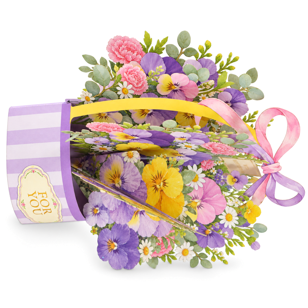 Lavender Garden Gift Box Pop-Up Card — product view 7