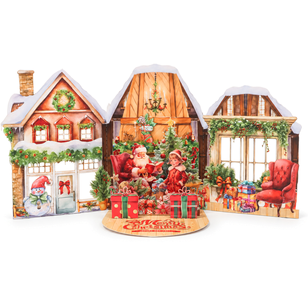 Christmas House Pop-Up Card — product view 5