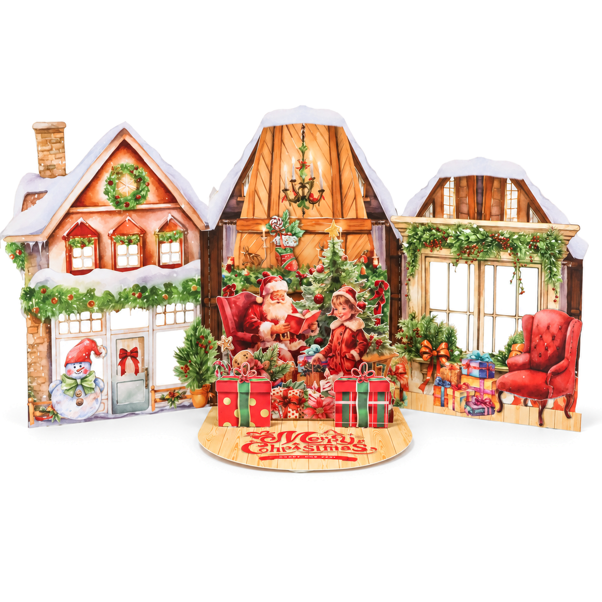 Christmas House Pop-Up Card — product view 6